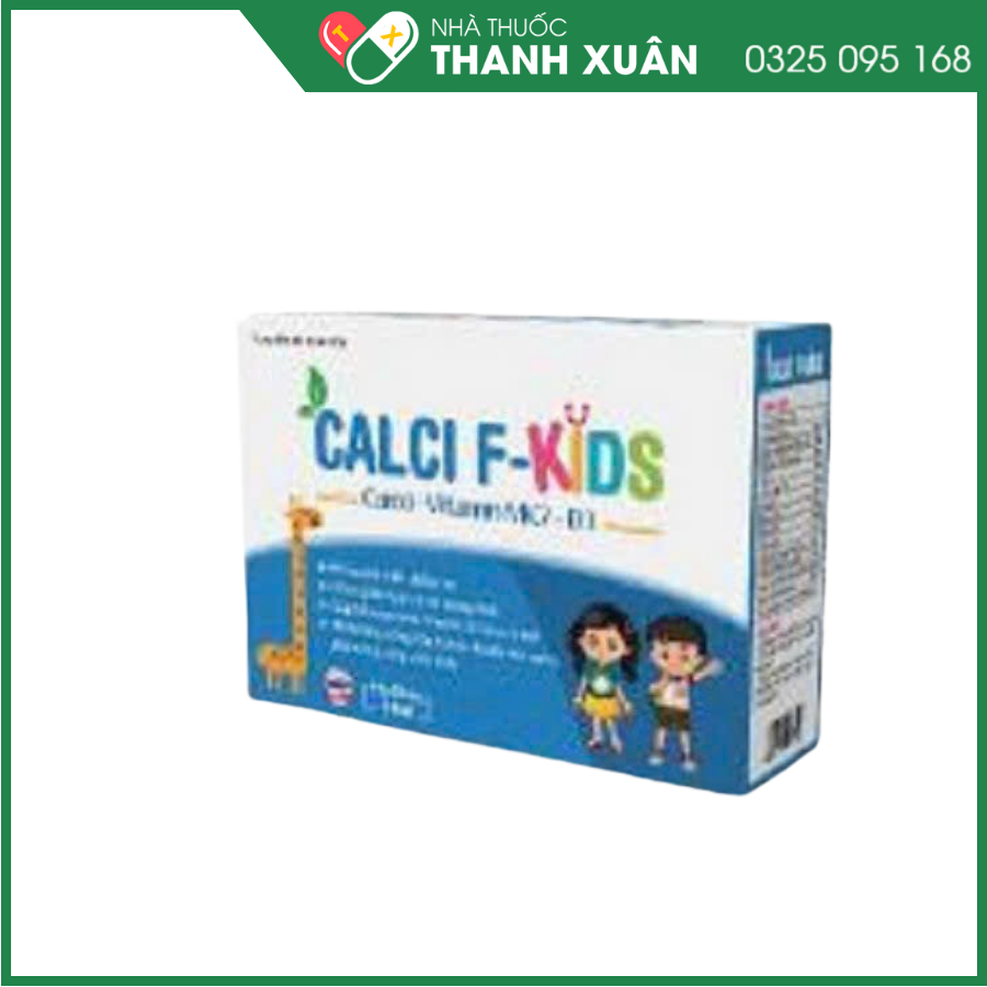 Calci F-Kids - Hỗ trợ phát triển chiều cao, kích thích ăn ngon